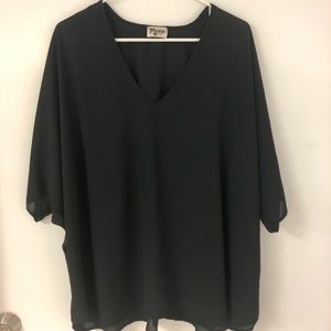 Mumu Black Shook Tunic - Small
